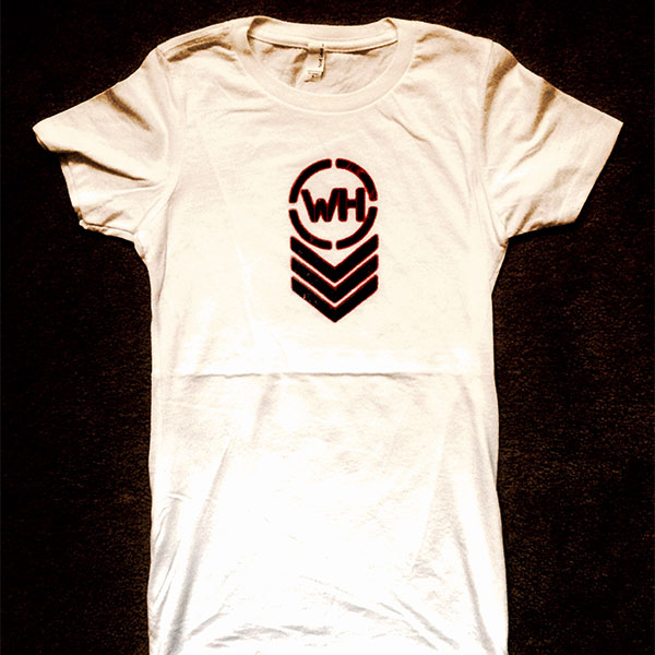 WH White Logo T-Shirt (Crew)