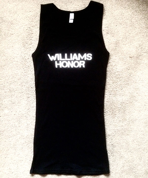 Williams Honor Black Tank Top