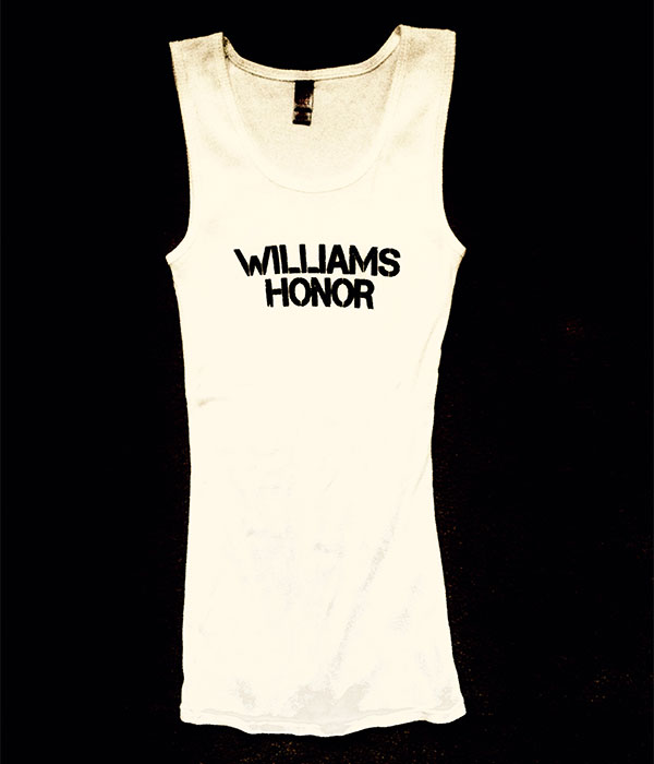 Williams Honor White Tank Top